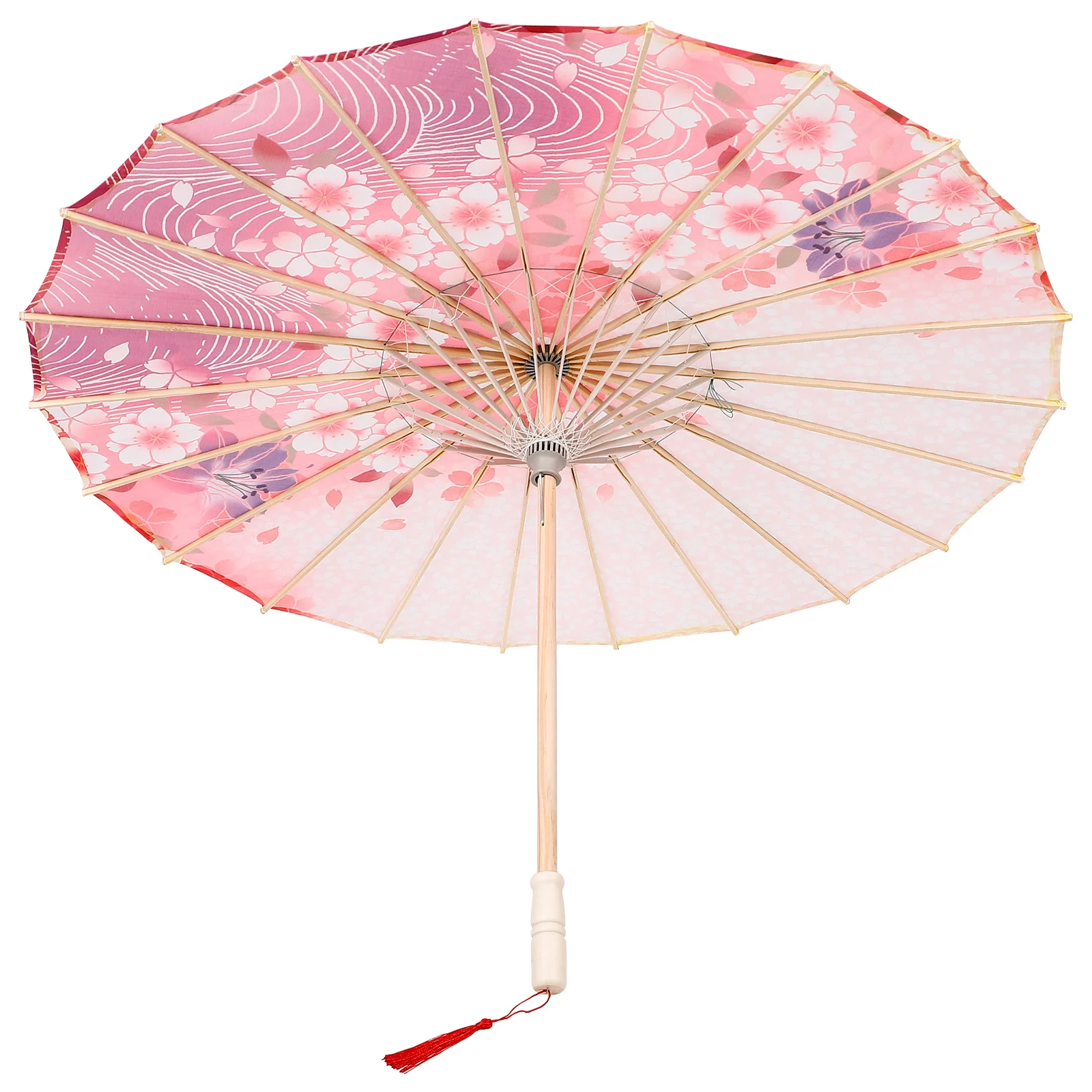 English title: Oiled Paper Umbrella Women Japanese Classical Cherry Blossom Umbrella