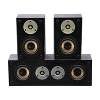 100W High Power 4 Inch Wall Mount Rear Center Surround Speaker Home Theater Passive Audio Combination Audio High Fidelity