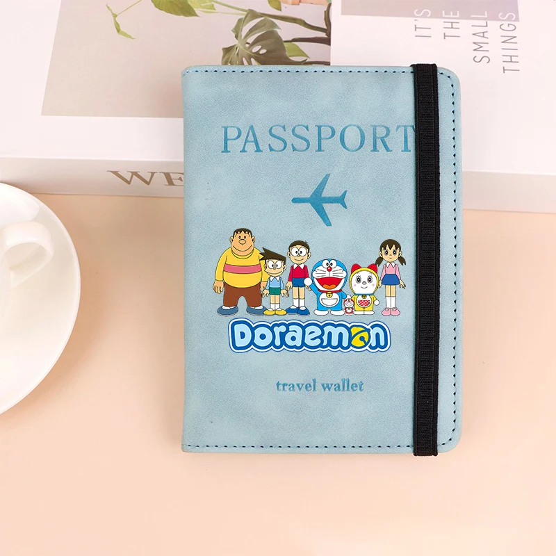 Porta Passaporto Doraemon per Accessori da Viaggio, Custodia per Passaporto, Porta Documenti da Viaggio per Donna/Uomo - immagine 4