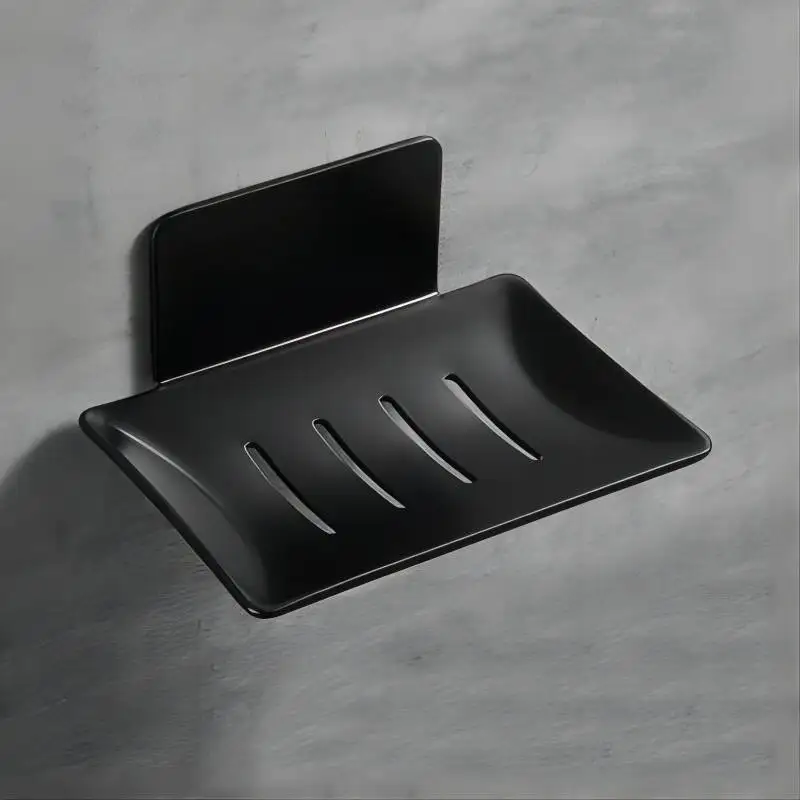 Shower Soap Tray Stainless Steel Bathroom Storage Mesh Rack Dishes Wall Mounted Drain Dish Box 1 Pcs