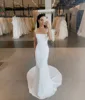 Mermaid Wedding Dresses Different Shoulder Strap Brides Dress Customized Women Simple Bridal Gown 2025 Rode De Morrie 2