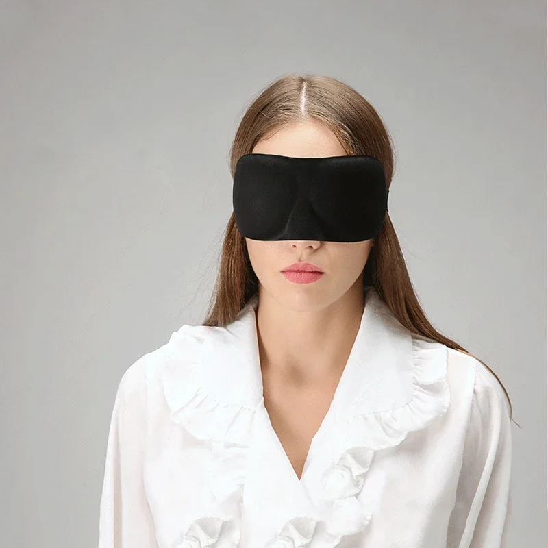 Eye Mask 3D Sleep Mask Natural Sleeping Eye Mask Cover Shade Eye Patch Women Men Soft Portable Blindfold Travel Eyepatch 1Pcs