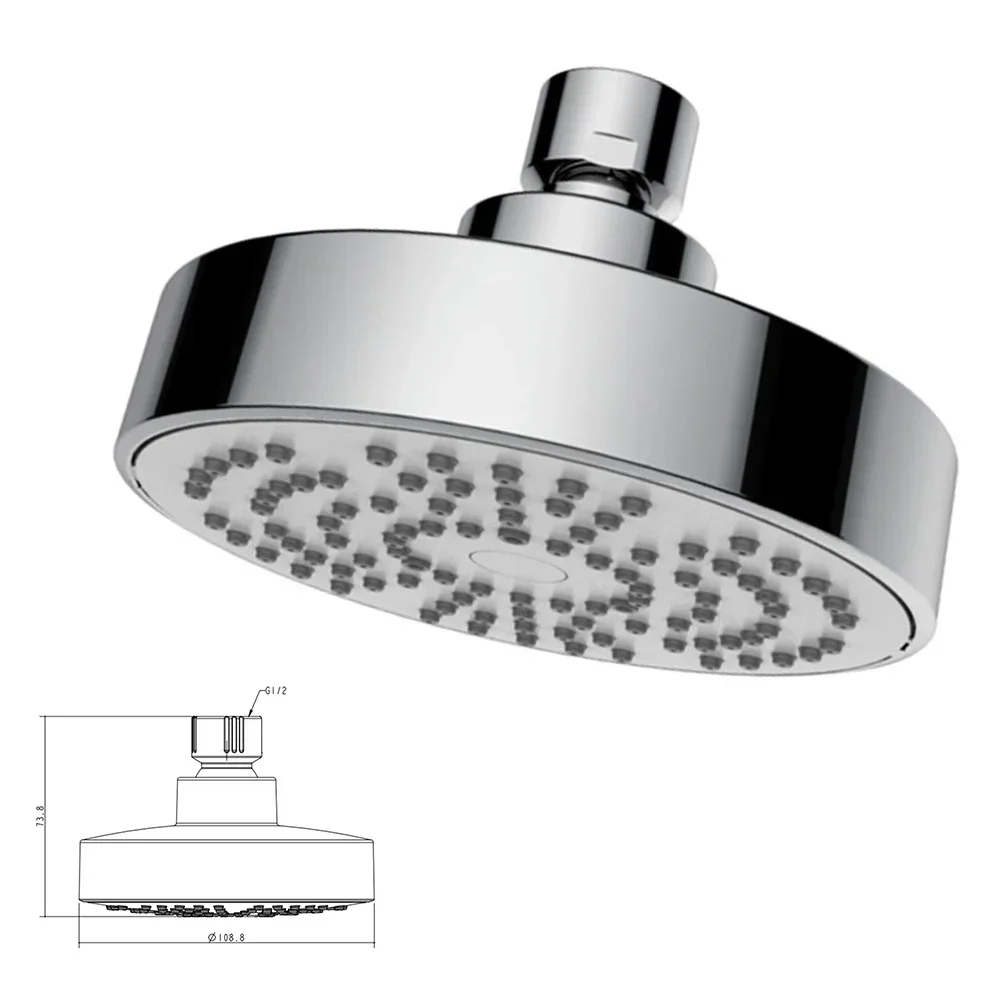 High Pressure Shower Head Adjustable Shower Heads Top Spray Shower Nozzle Water Saving Bathroom Accessories 6