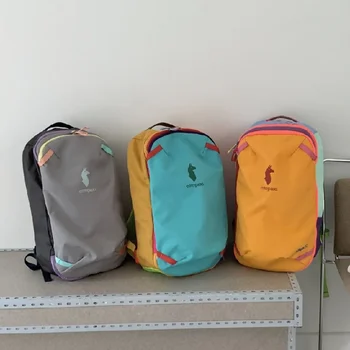 Zaino a Doppia Spalla da 20L, Design Vibrante Colore Cammello Dopamina, Borsa Unisex per Studenti, Versatile per Uso Quotidiano e Viaggi