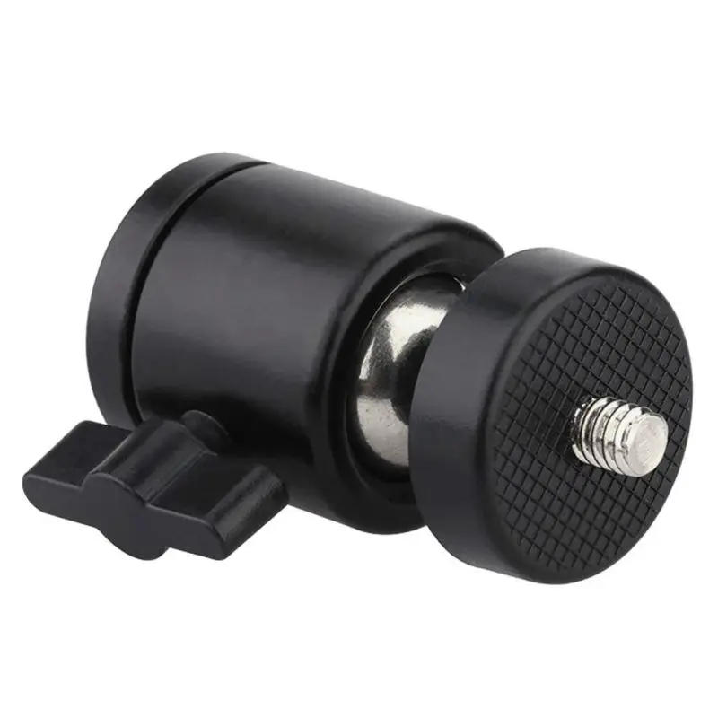 Universal Small Tripod Ball Head Ball With 1/4 "3/8" Adapter For DSLR Digital Camera Portable Flexible Camera Tripod Adapters