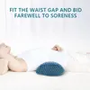 Breathable Memory Cushion Interior Accessories Bed Sleeping Pillow Car Seat Waist Pillow Lumbar Support Pillow Foam Car Cushion 5
