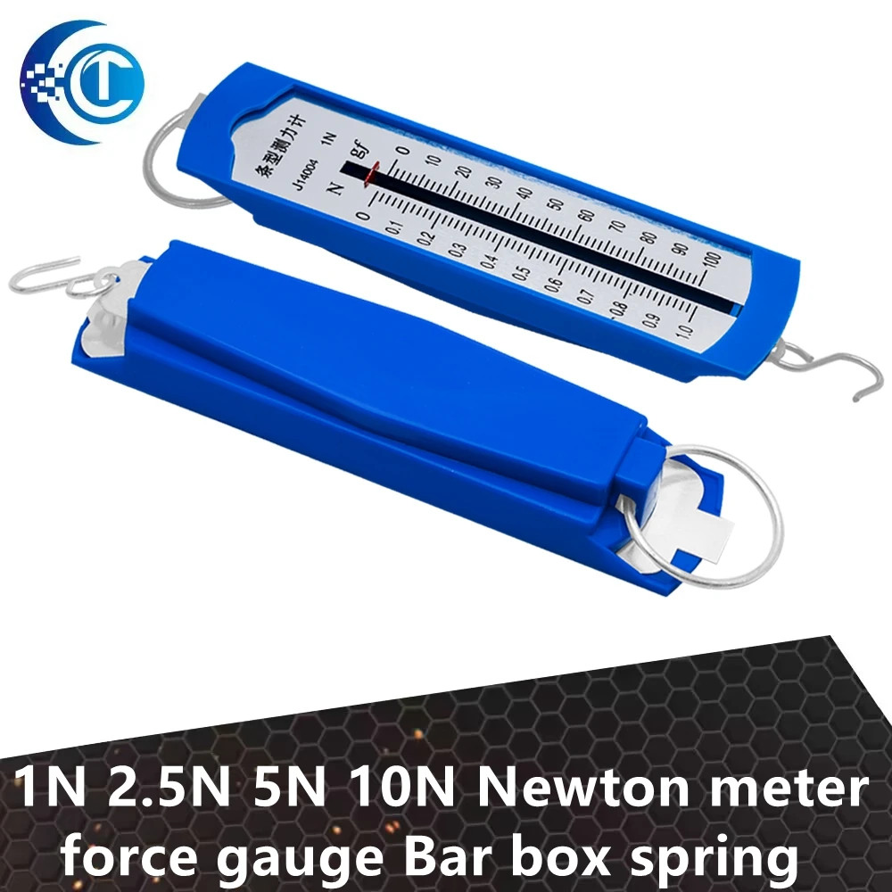 Produktbild von 1N / 2,5N / 5N / 10N Federwaage – Mechanischer Kraftmesser Für Physik-Unterricht & Experimente