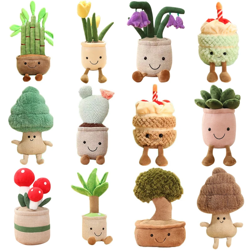 Jellycat Stuffed Animals Dolls Plush Plants Succulents Cactus