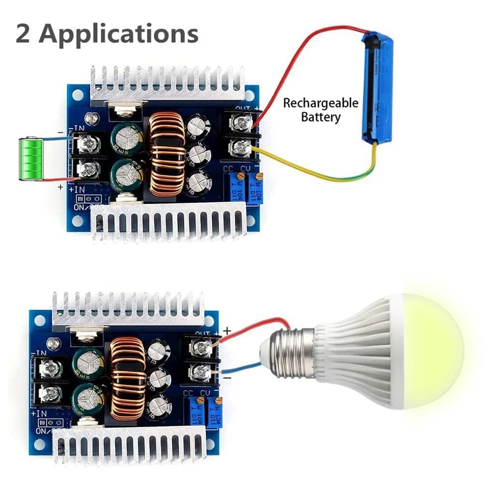 Step Down 300W 20A Module Buck Converter CC CV DC Power Supply Module 6V-40V to 1.2V-35V Voltage Regulator Reducer 4V 5V XY