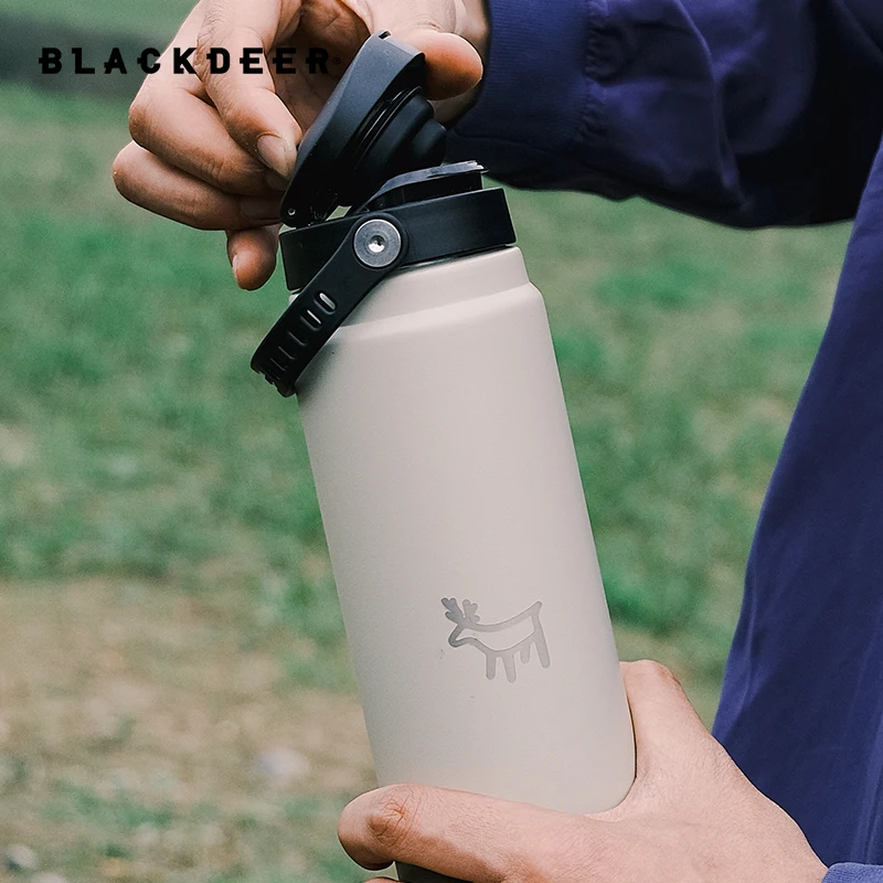 Blackdeer Travel Portable Thermos for Water Bottle Large Capacity Thermos Bottle Insulated Vacuum Flask Tumbler Thermal Cup camp Outdoor and Sports Sports Accessories