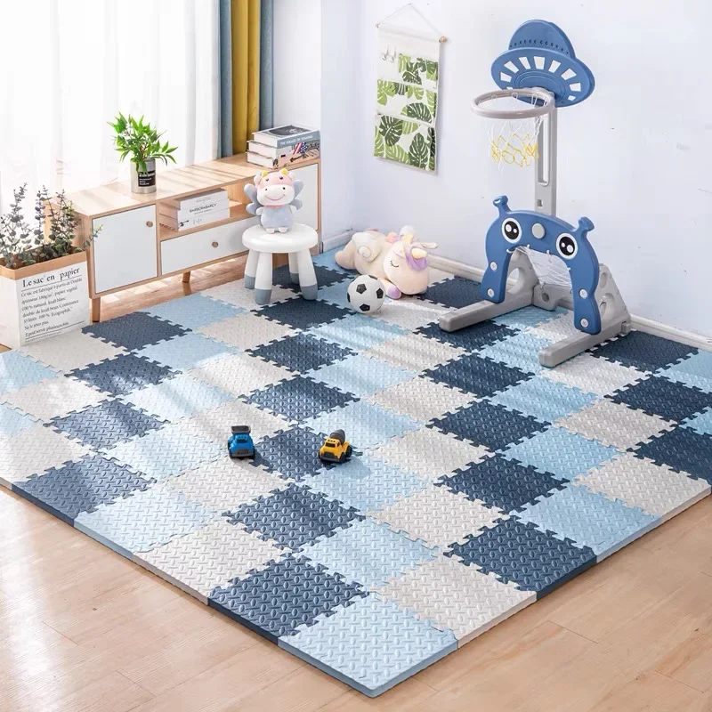 Puzzle Mat Baby EVA Foam Play Black and White Interlocking Exercise Tiles Floor Carpet And Rug For Kids Pad 30*30*1cm Gifts puzzle play mat baby play mat foam play mat play mat