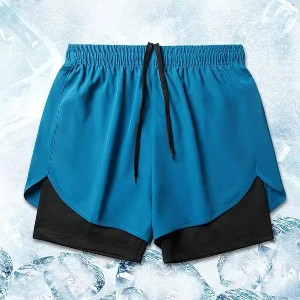 Breathable 2 In 1 Sportwear XL Breathable Running Shorts For Casual Use Polyester Spandex Fabric Regular Length 5 S9ad8799e4fde47359f14597336f219e1s
