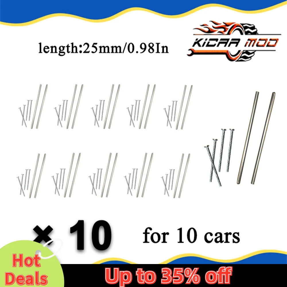 1/64 Model Car Wheels Axle For Hot Wheels Replacement Parts for Hotwheels Matchbox Tomica Diecast Model Toys (10 Sets) 3