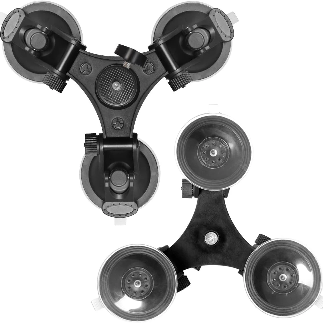 Insta360 X5 X4 X3 Dji Action 5 Pro 4 3 Hero 12 11 10 카메라 액세서리용 삼각형 차량용 흡착판 유리 홀더 삼각대 마운트
