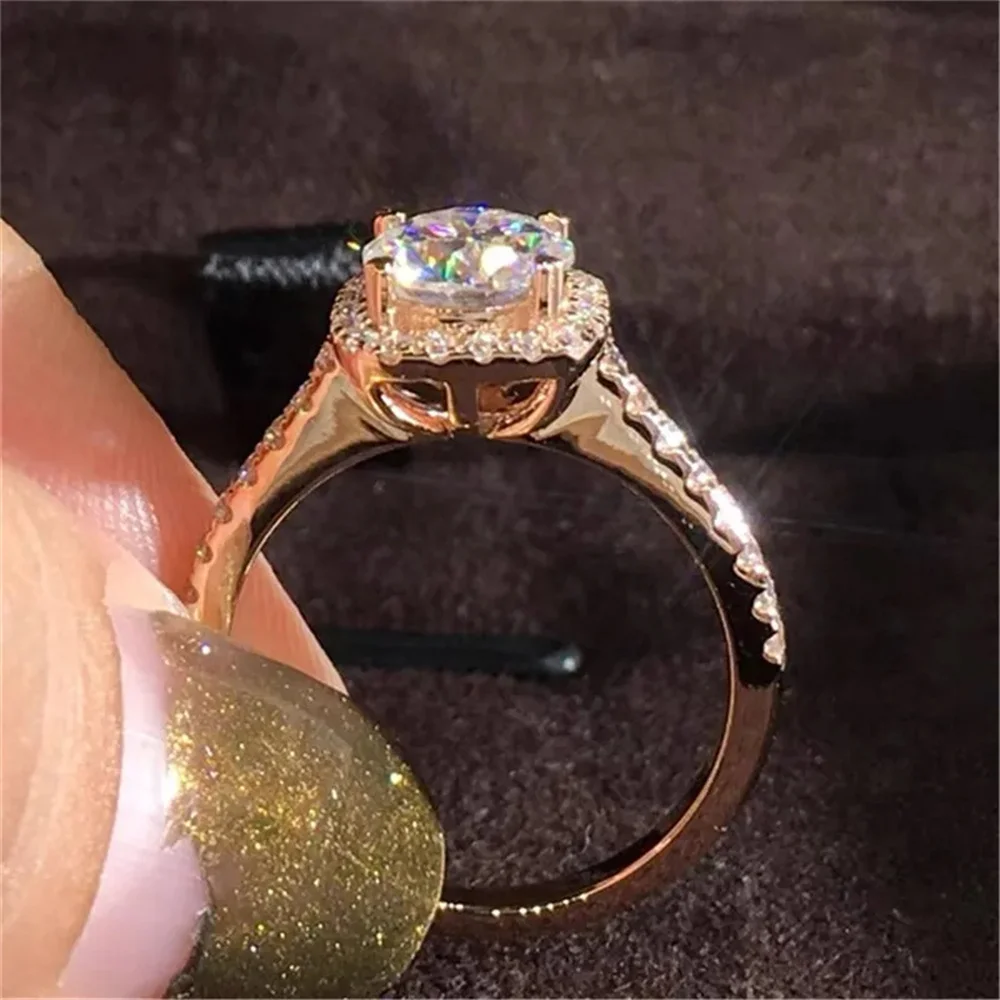 行列のできるレビュー商品、集めました。高評価アイテム CC Jewelry Fashion Rings For Women Luxury Rose Gold Color 小物