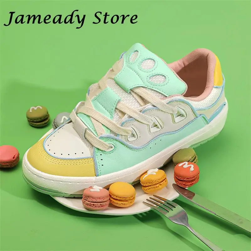 

Кроссовки унисекс на толстой подошве, универсальные теннисные туфли, Повседневная модная обувь для скейтборда, разные цвета