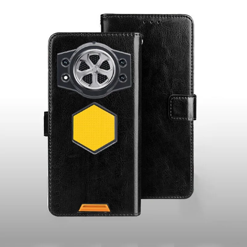 Premium Flip Leather Case with Magnetic Stand - Elegant Business Style