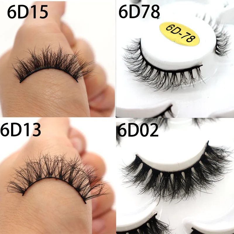 Typo3D Silk Protein Imitation Vison Vil Eyelashes, Fibre Chimique, Telfried Hair, 5/10 Paires