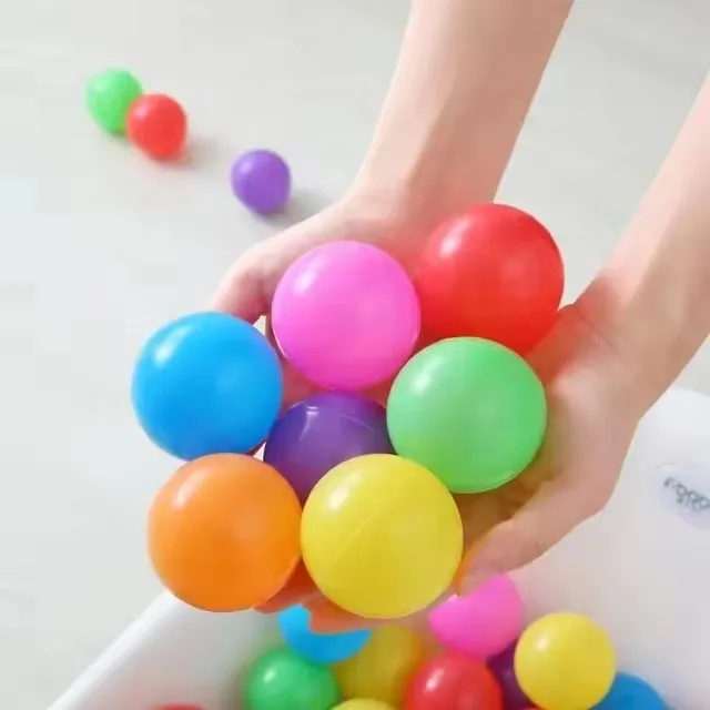 50Pcs 55MM Baby Pool Ball Water Pool Ocean Balls Games Toys Swim Pit Play House Outdoor Sport Ball Tents Baby Toys for Children 4