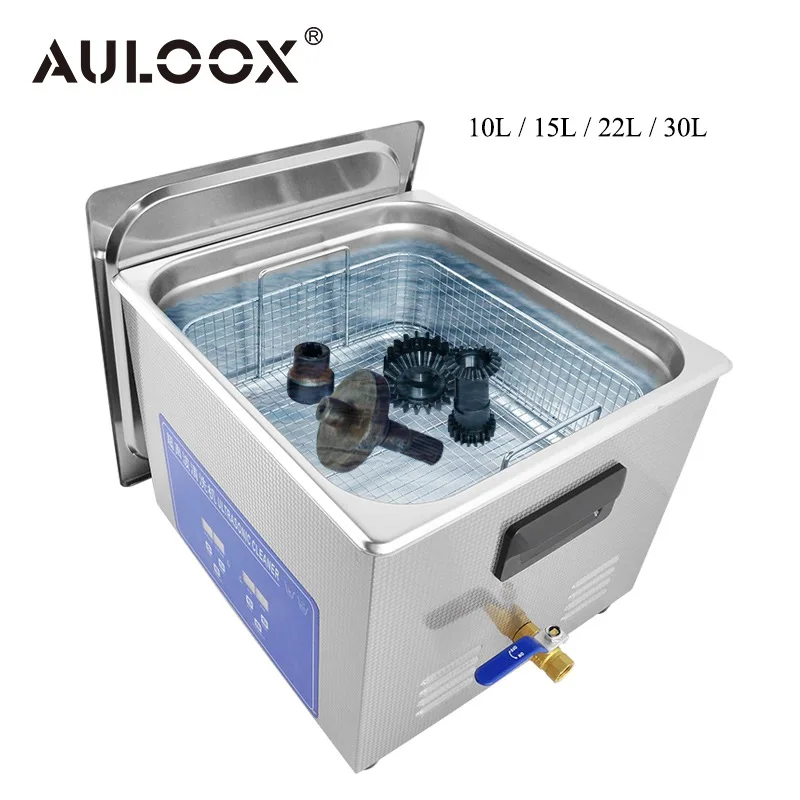 

10L-30L 220V Portable Washing Machine Heater Timer Ultrasound Bath Ultrasonic Cleaner for Auto Parts Oil Rust Wax Dust Removal