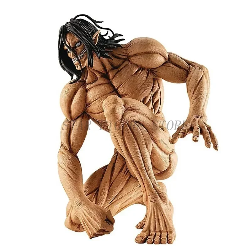 Eren & Levi Attack on Titan Action Figures - Founding Titan Collection, 15cm Decorative Figurines