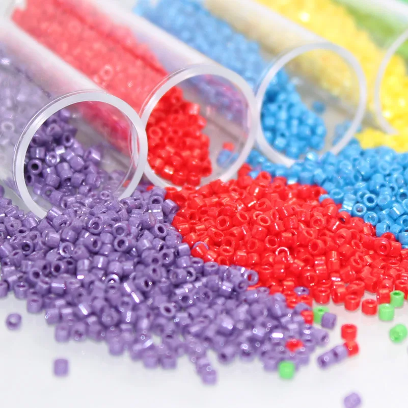 2.0MM MKY Beads 10Grams/Tube Multiple Colors Japanese Glass Beads For DIY Needle Work Sewing  Garment  Accessories