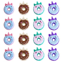 

16Pcs Eraser Unicorns Donut Shaped Erasers Kids Cartoon Erasers Children Stationery (Random Style)
