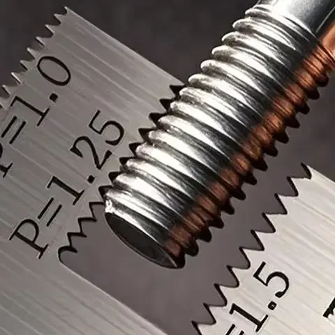 High-Accuracy Industry Standard Pitch Gauge, Ideal for Measuring Bolt, Nut, Screw Thread