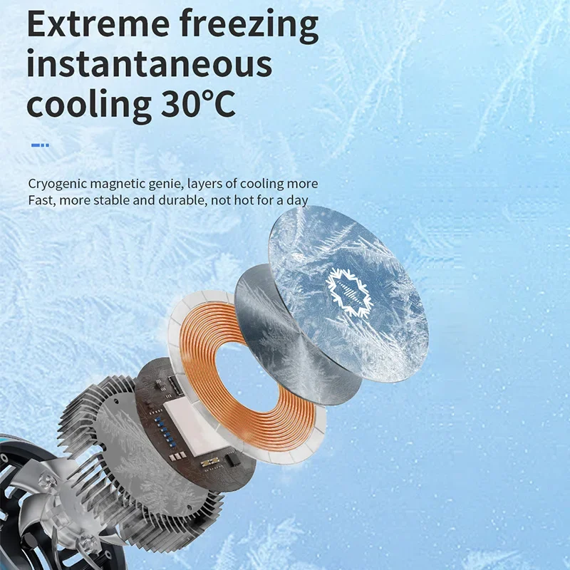 ice Cooling 3 In 1 Magnetic Wireless Charger Stand Pad Foldable Fast Charging Dock For iPhone 15 14 13 12 Pro iWatch 8 7 Airpods