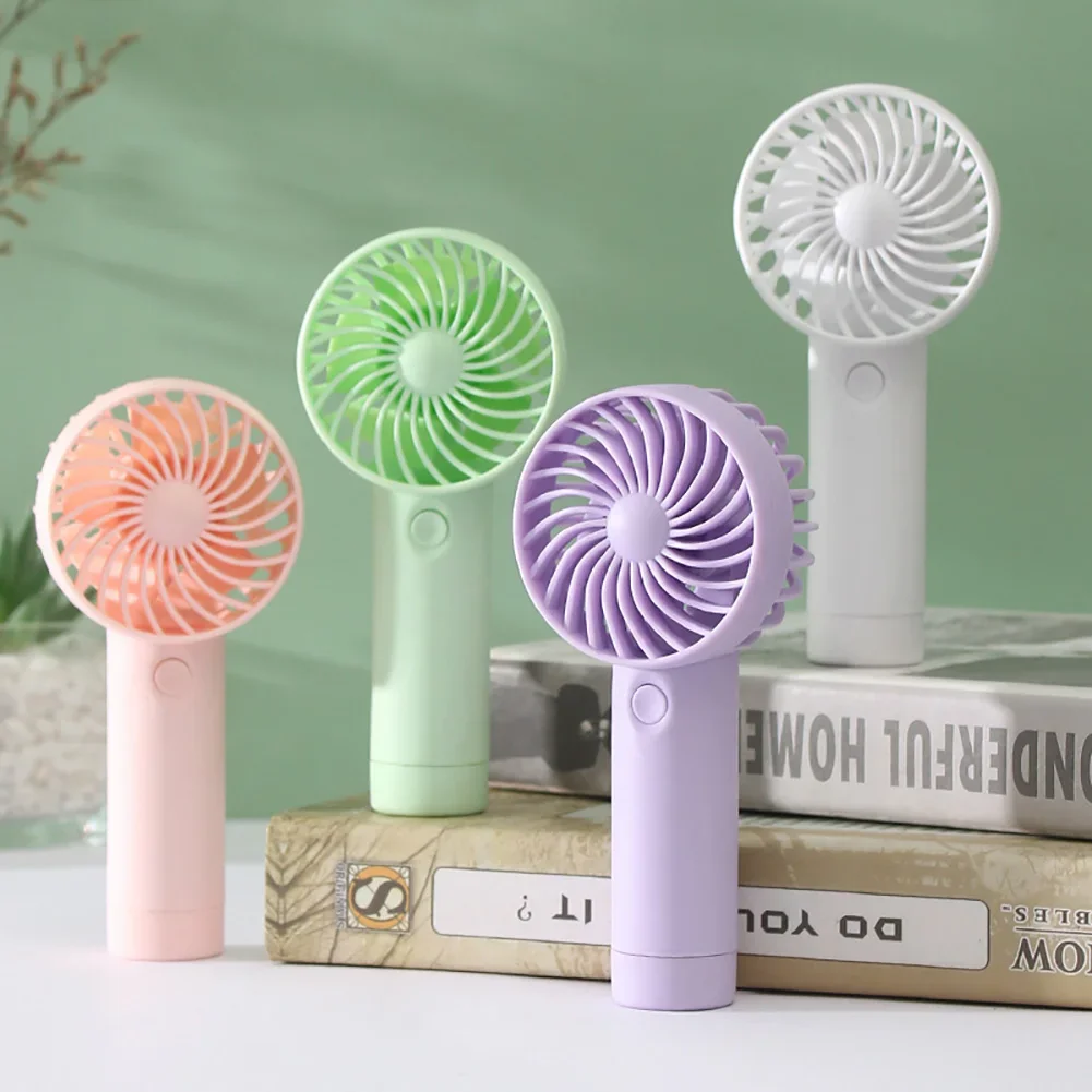 Portable Handheld Usb Rechargeable Mini Desk Cooling Fan Travel_voghion.com