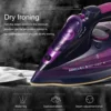 2400W Electric Rope Steam Iron Cordless Charging Steam Iron 5 Speed Adjust Clothes Ironing Steamer ABS+Ceramic Soleplate EU Plug 4