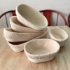 Oval Bread Fermentation Baskets Portable Rattan Sourdough Banneton Bread Basket Woven Dough Bread Proofing Baskets Kitchen Tools 5