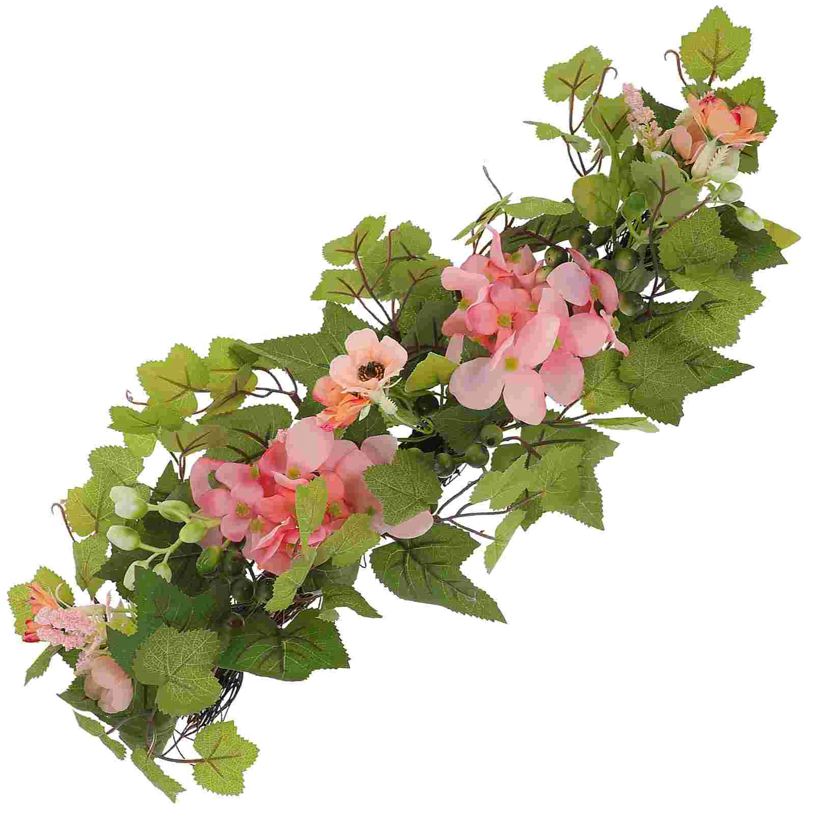 

Hydrangea Holder Wedding Décor Fake Flower Ornament Decorations for Ceremony Rattan Simulation