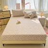 Bonenjoy Elastic Fitted Sheet Floral Style Bedsheet Soft Bed Cover Home Bed Linen Sheets drap de lit (Pillowcase Need Order) 4
