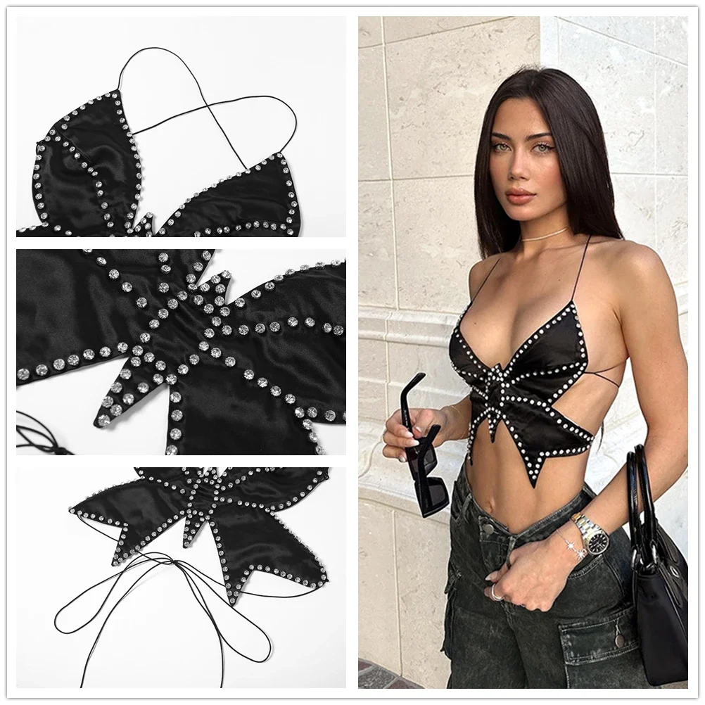 トップス KISHIDAMIKI chain bra chain bra (black) | KISHIDAMIKI
