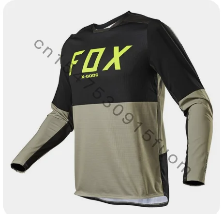 

Men's downhill jersey MTB X-GODC FOX Mountain Bike Motocross Cycling jersey Quick Dry Breathable Cycling Clothing