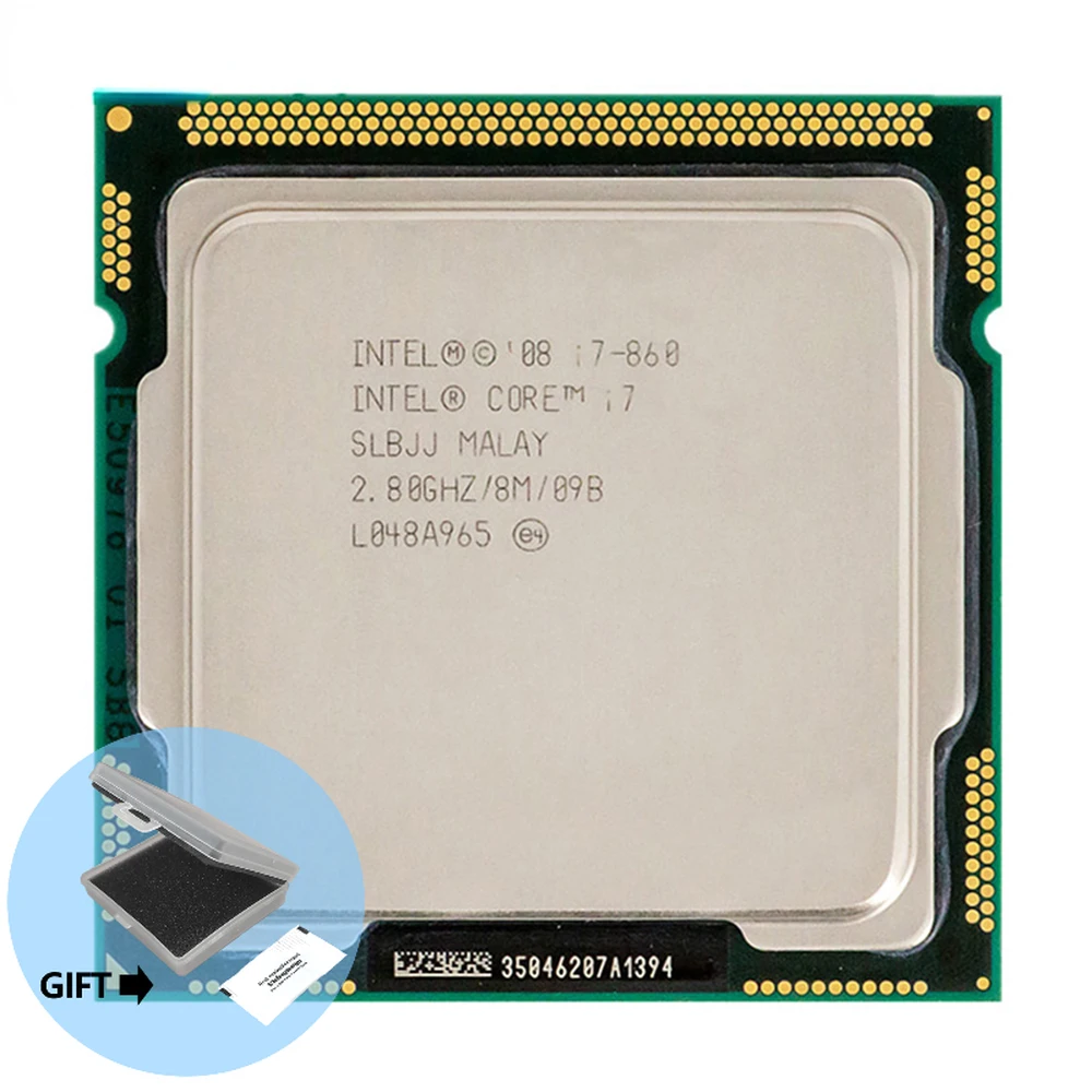 Processore Cpu Intel Core I7-860 I7 860 2.8 Ghz Quad-Core A Otto Thread 8M 95W Lga 1156 Contatta Per Vendere I7 870