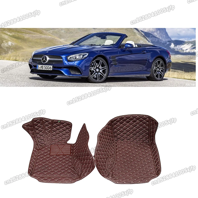 

Leather Car Floor Mats for Mercedes Benz sl class 400 450 500 550 2013 2014 2015 2016 2017 2018 2019 accessories interior