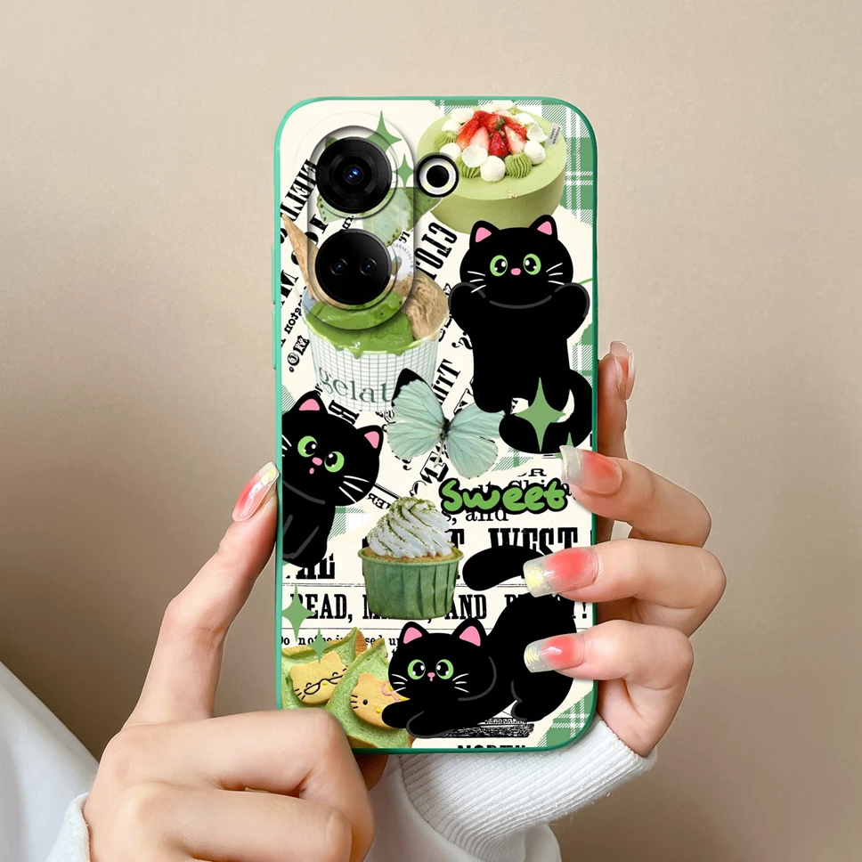 Soft Slim Liquid Silicone Phone Case - Anti-Slip Cute Chubby Boy Girl Design Back Cover