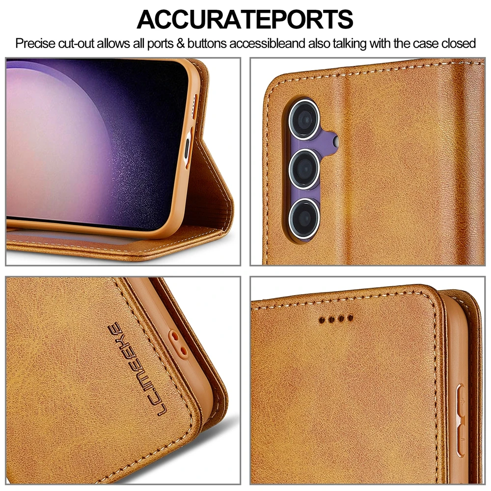 Premium Flip Leather Phone Case with Universal Compatibility