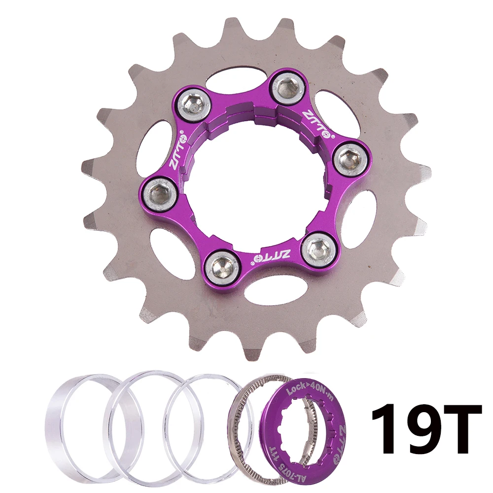 ZTTO MTB Single Speed Cassette Cog Bicycle 1 Speed Sprocket