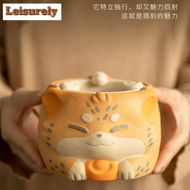 Leopard Rich Electric Ceramic Furnace Charcoal Fire Burner Warmer Tea Stove Boiling Water Kettle Heating Base Warm Wine Boiler