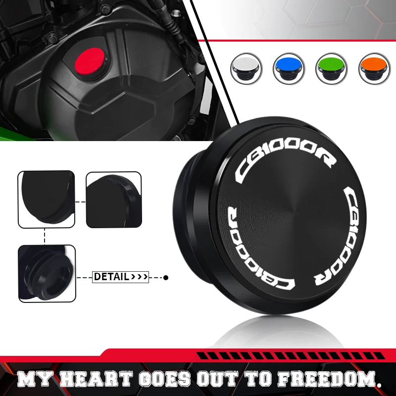 M20*2.5 Oil Filler Cap Screws For Honda CB1000R CB 1000R 08-24 Motorcycle CNC Aluminum Engine Oil Drain Plug Cap Cover cb1000r