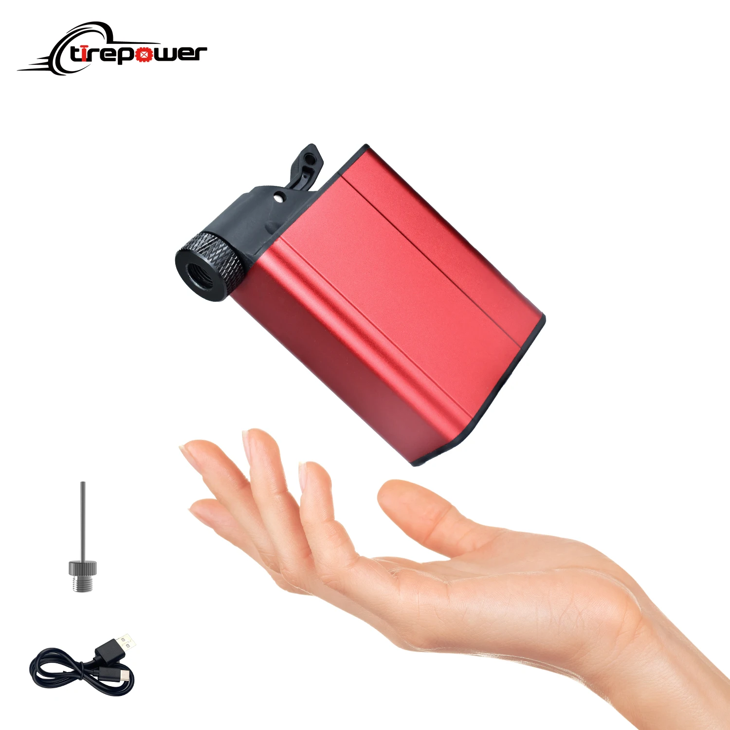 Elektrikli Bisiklet Pompası 130PSI Mini Hava Pompası Bisiklet Topu Pompası Presta Schrader Dunlop & Clik Valf Topu MTB Yol Bisikleti Pompası