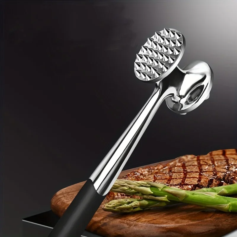 Meat Hammer Kitchen Steak Hammer Double sided Heavy Meat Tenderizing and Crushing Tool for Beef Chicken and Pork