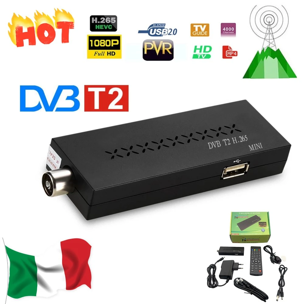 2022 Global Hot Selling Set Top Box DVB T2 Mini TV Tuner Card Full HD 1080P DTV drarliming for youtube,