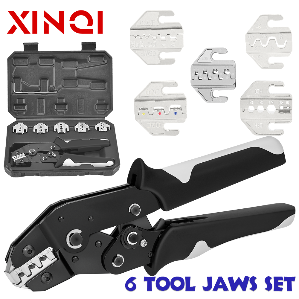 SN-58B=28B+48B Wire Crimping Pliers 0.25-1.5mmÂ² For Box TAB 2.8/4.8/6.3 SM2.5 XH2.54 Terminals Kit Electrical Hand Tools