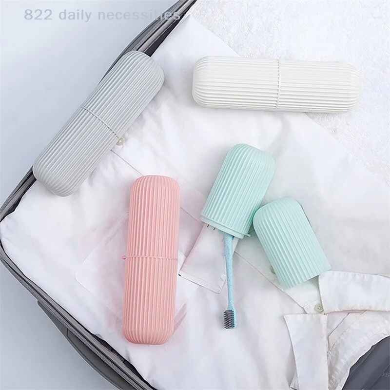 Travel Portable Toothbrush Bathroom Toothpaste Holder Case Organizer Toiletries Storage Cup Creative Economic Box_voghion.com