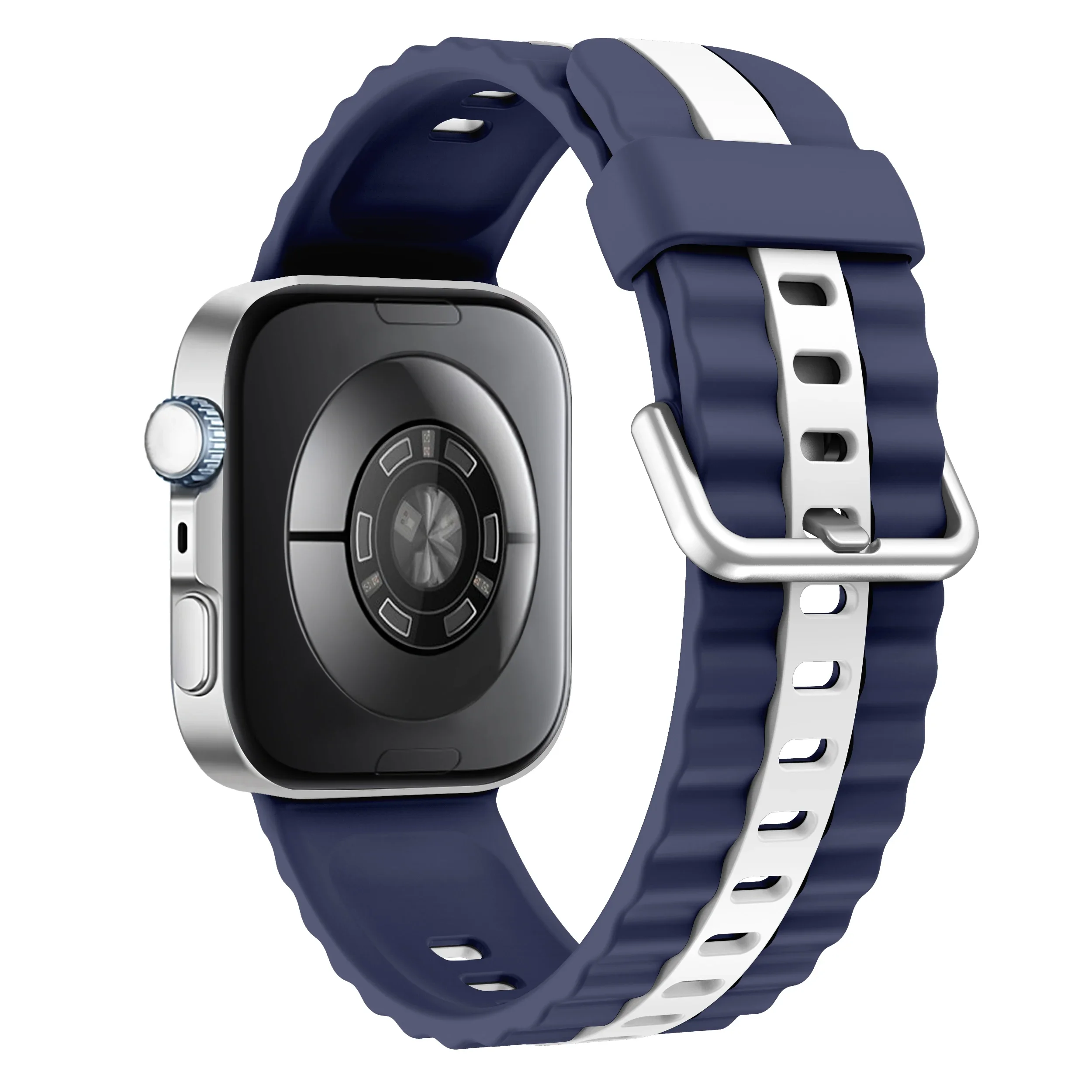 Dual-Color Breathable Silicone Sports Strap - Soft Wristband Accessory