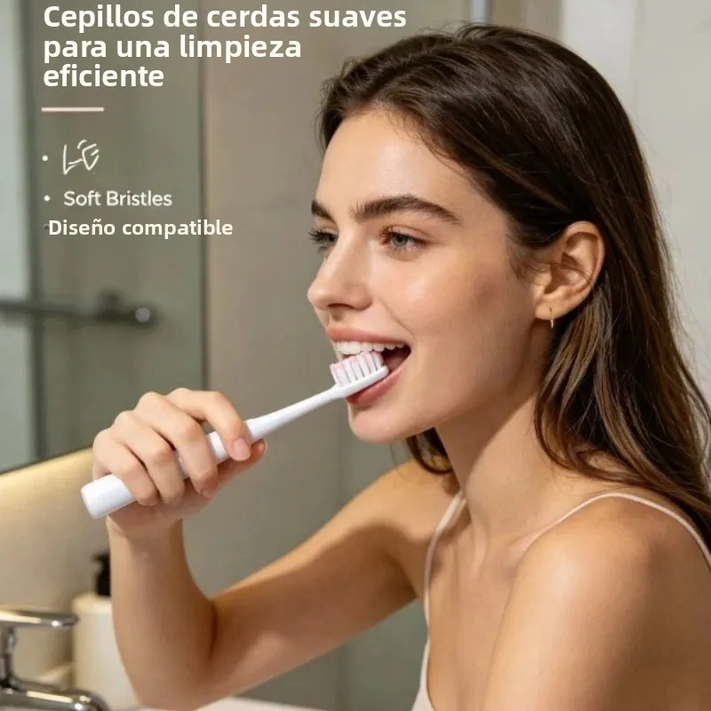 10/12 Stück Ersatzbürstenköpfe mit weichen Borsten für XIAOMI MIJIA T300/500 Sonic Electric Toothbrush Vacuum Compatible DuPont Nozzl